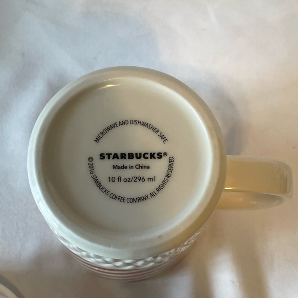 RARE Starbucks Candy Cane Whipped Cream Mug Cocoa Coffee Cup Holiday Christmas - Picture 10 of 11